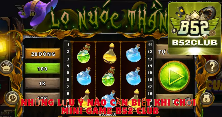 Những lưu ý nào cần biết khi chơi mini game B52 CLUB