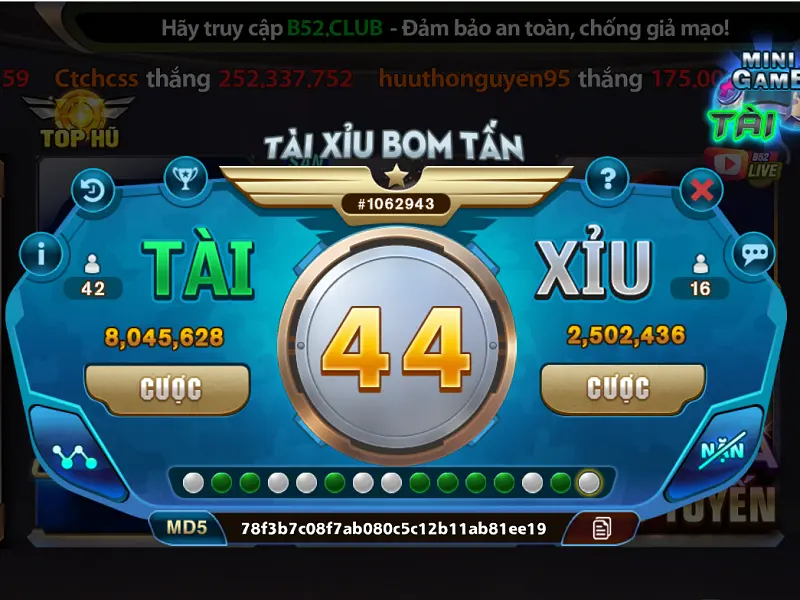 Tài xỉu bom tấn B52club – Khám phá bí mật chơi game từ cao thủ